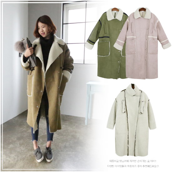 【全2色】【表でも裏でも着れる✧】2017冬服韓版着やせ コート毛皮のコート女装して毛ですね/韓国ファッション/冬のファッション 裏ボアリバーシブルコートレディース /アウター ロング 【全2色】【表でも裏でも着れる✧】2017冬服韓版着やせ コート毛皮のコート女装して毛ですね/韓国ファッション/冬のファッション 裏ボアリバーシブルコートレディース /アウター ロング