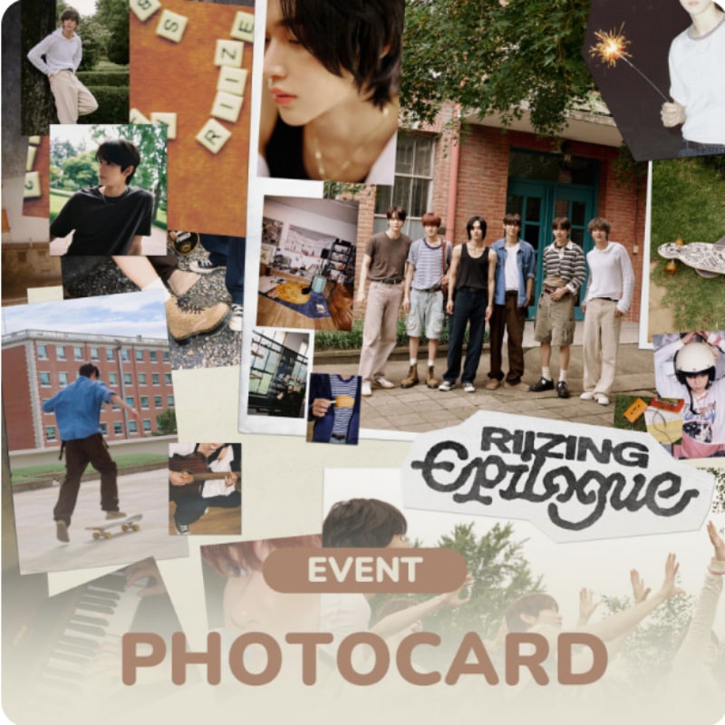 [PREORDER 6EA]RIIZE - RIIZING : Epilogue / 1st Mini Album (PHOTO BOOK Ver.)(NO ALBUM,ONLY PHOTOCARD)