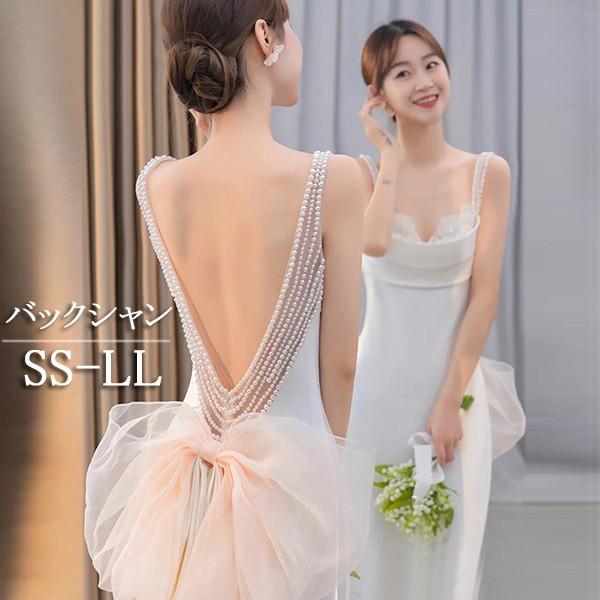 ウェディングドレス ドレス 結婚式 花嫁 バックシャン ノースリーブ マーメイドドレス セクシー オープンバッグ 背中開き ml184zezeW9 13,882円