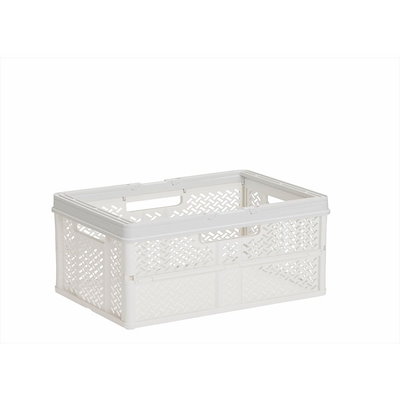 他サイト： 天馬 PRX 折りたたみバスケット ハンドル付き M スモーキーホワイトの商品画像