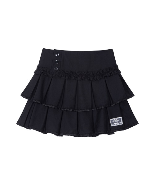 【ILLIGO】 Dolly Pleated Mini Skirt Black 正規品