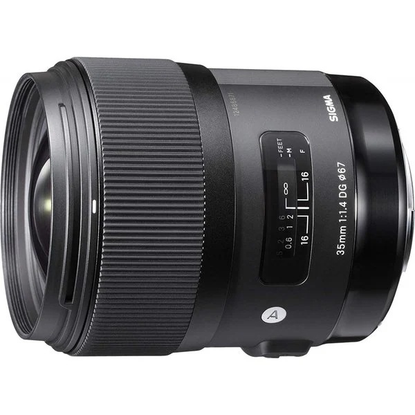 【中古】シグマ SIGMA 単焦点広角レンズ Art 35mm F1.4 DG HSM ソニー SONY 用 フルサイズ対応 Aマウント