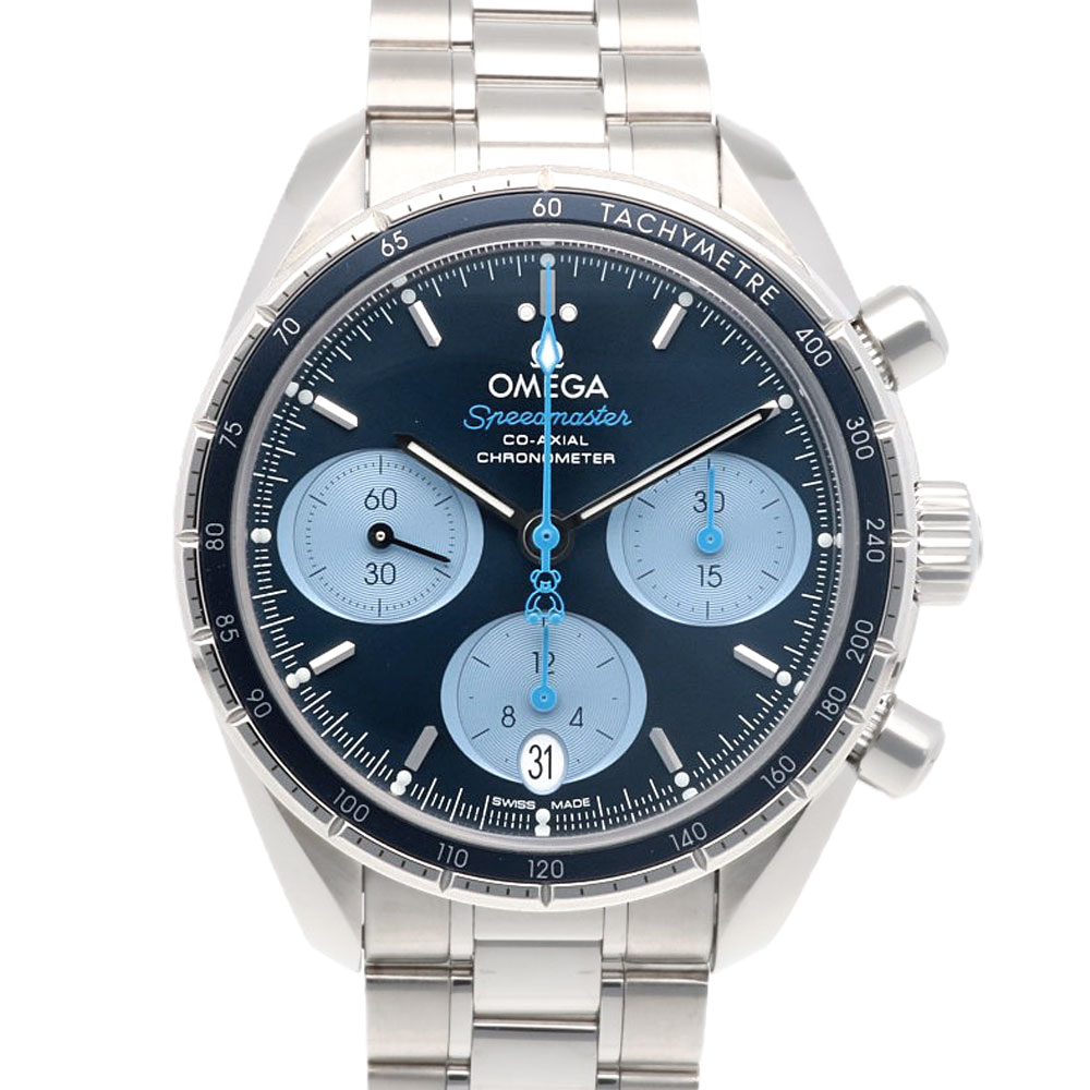 オメガ スピードマスター 腕時計 ステンレススチール 32430385003002 自動巻き 1年保証 OMEGA 中古 美品