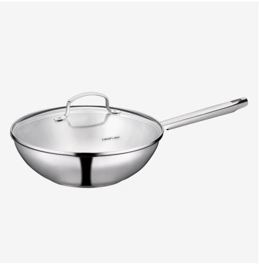 シャイニー ステンレス304 IH対応 中華鍋 フライパン 28cm