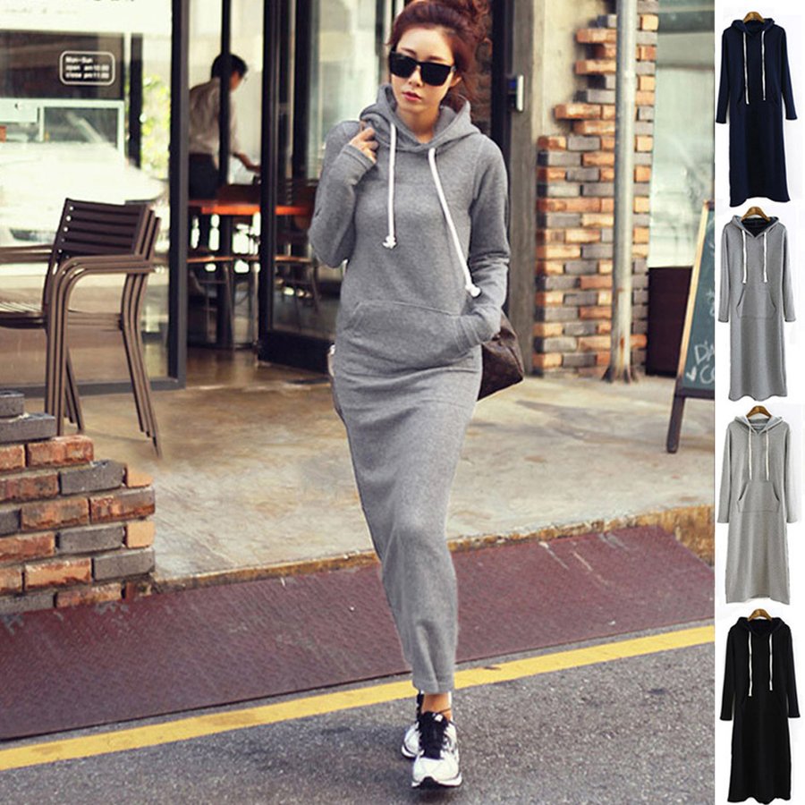 レディース マキシワンピース ロングワンピ 激安大特価 裏起毛 ロングパーカー 裏ボア