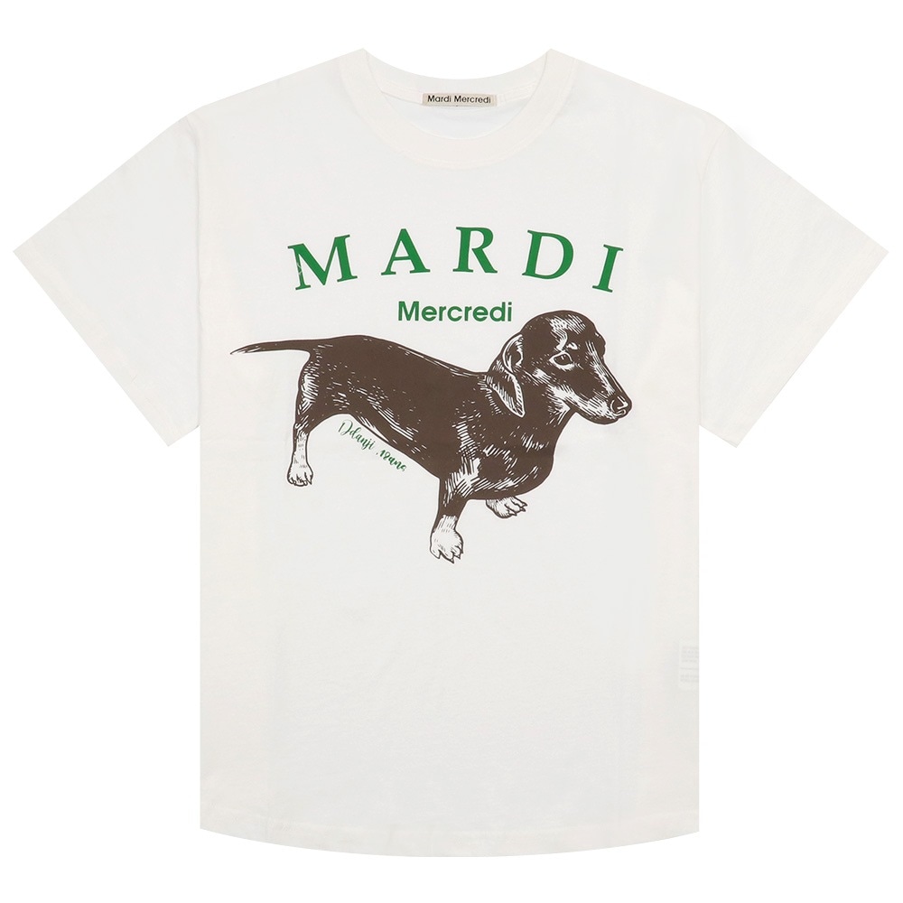 Tシャツ TSHIRT DDANJI IVORY 半袖 レディース 韓国 ファッション アパレル