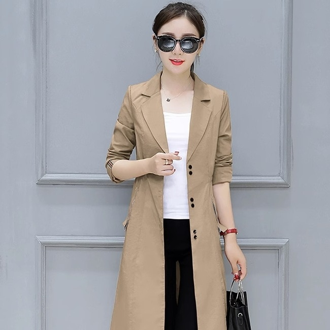 アウター コート ロング丈 上着 袖付き 長袖 襟付き 角襟 前開き ポケット ウエストマーク かわいい 大人可愛い きれいめ シンプル カジュアル 大人 上品 おしゃれ かっこいい 大人女子