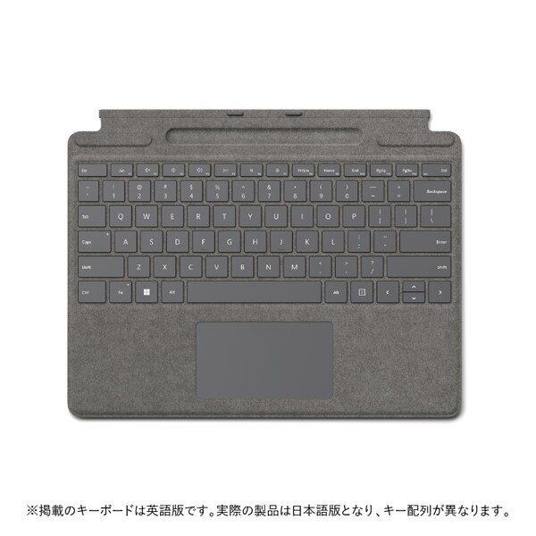 Surface Pro Signature キーボード 日本語 8XA-00079 [プラチナ]