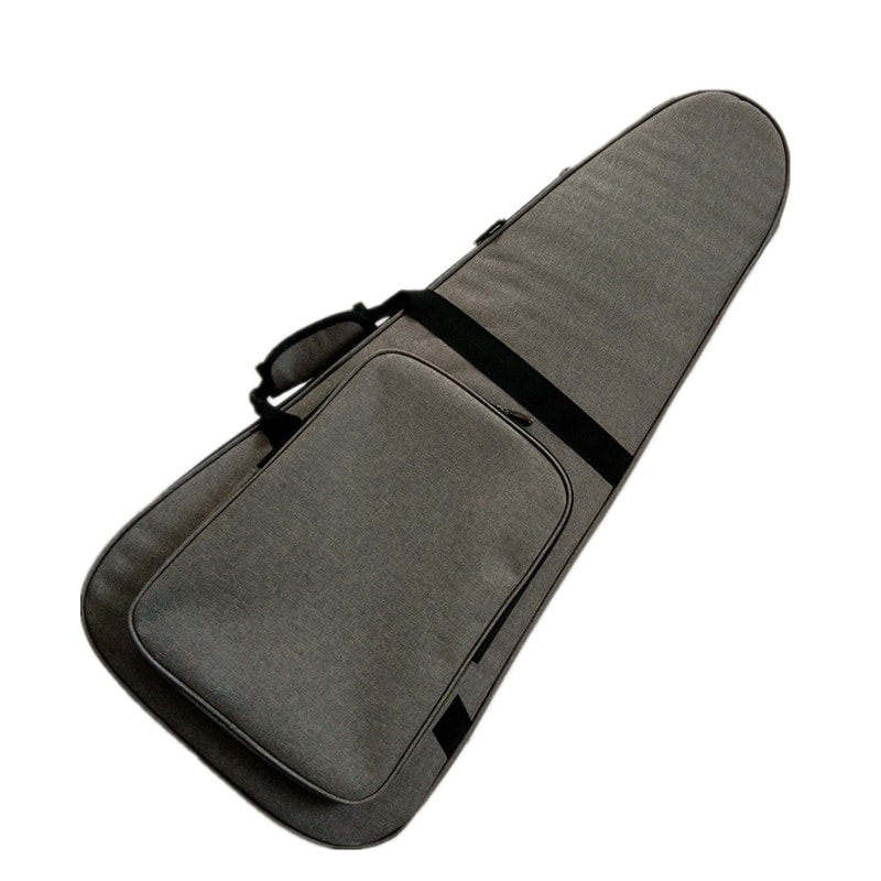 首なしエレキギターバッグ厚手バッググレー ソフトバッグ HG547