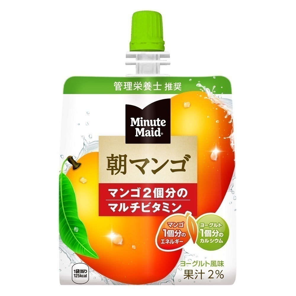 ミニッツメイド 朝マンゴ 180g 48袋 （24袋入2ケース）