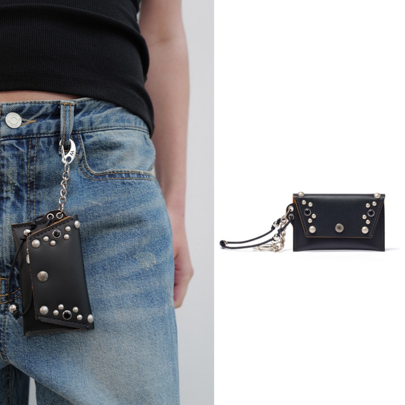 STUD CARD CASE KEYCHAIN スタッド カードケース キーチェーン