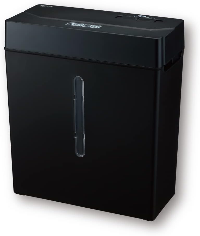 ナカバヤシ パーソナルシュレッダ マイクロカット 2×12mm 静音 ブラック 6,171円