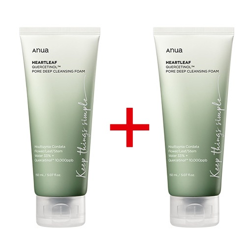 ドクダミ クオセチノール 毛穴ディープ クレンジングフォーム 150ml+150ml