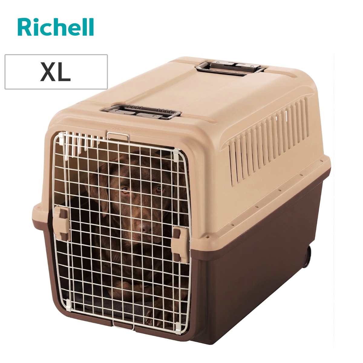 ペットキャリー キャンピングキャリー XL ペット用キャリー ペットバッグ ハードキャリー ペットキャリーボックス 犬用キャリー リッチェル ペット用 お出かけ ペット用品 キャリー 旅行