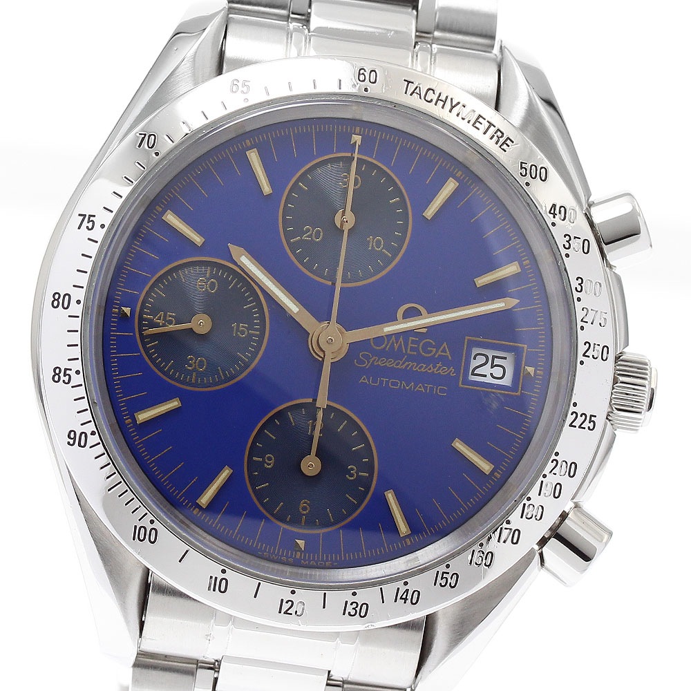 オメガ OMEGA 3511.81 スピードマスター クロノグラフ 自動巻き メンズ 保証書付き_885914【中古】