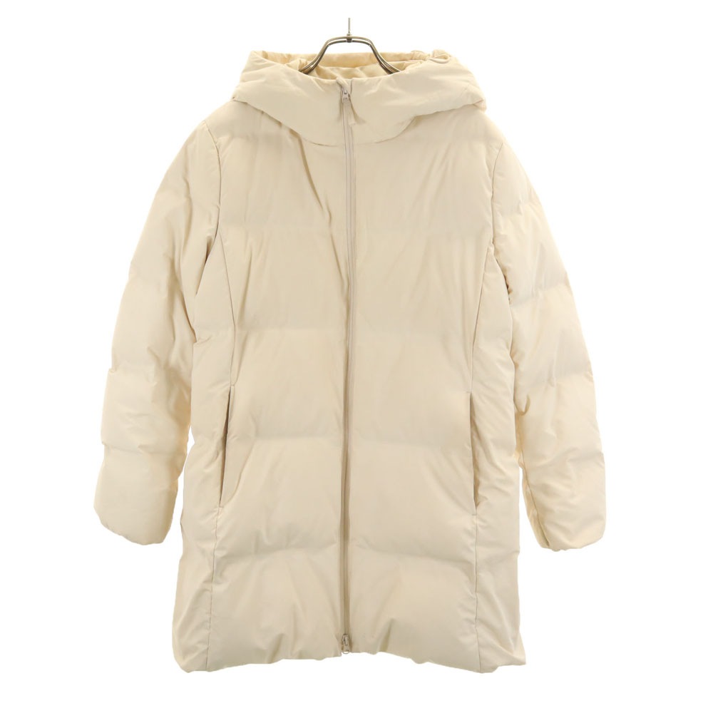 シームレス ダウンコート XL アイボリー レディース
