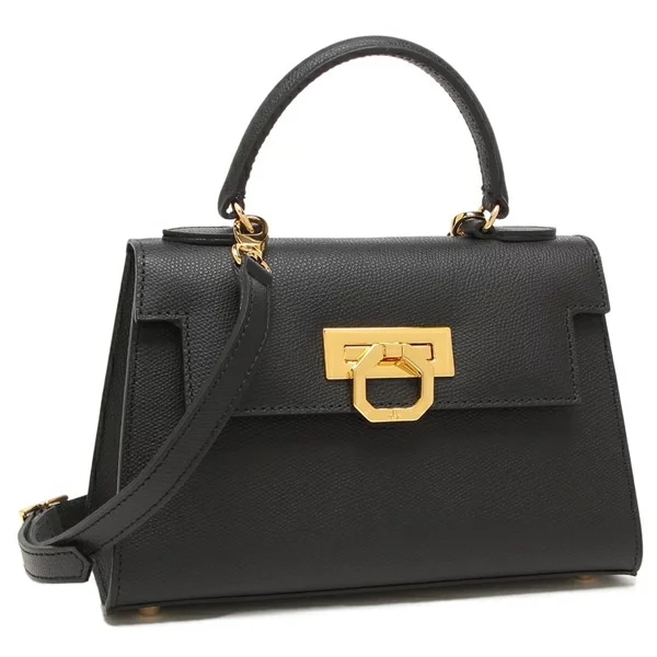 ショルダーバッグ ハンドバッグ グレタ ブラック レディース 245V2