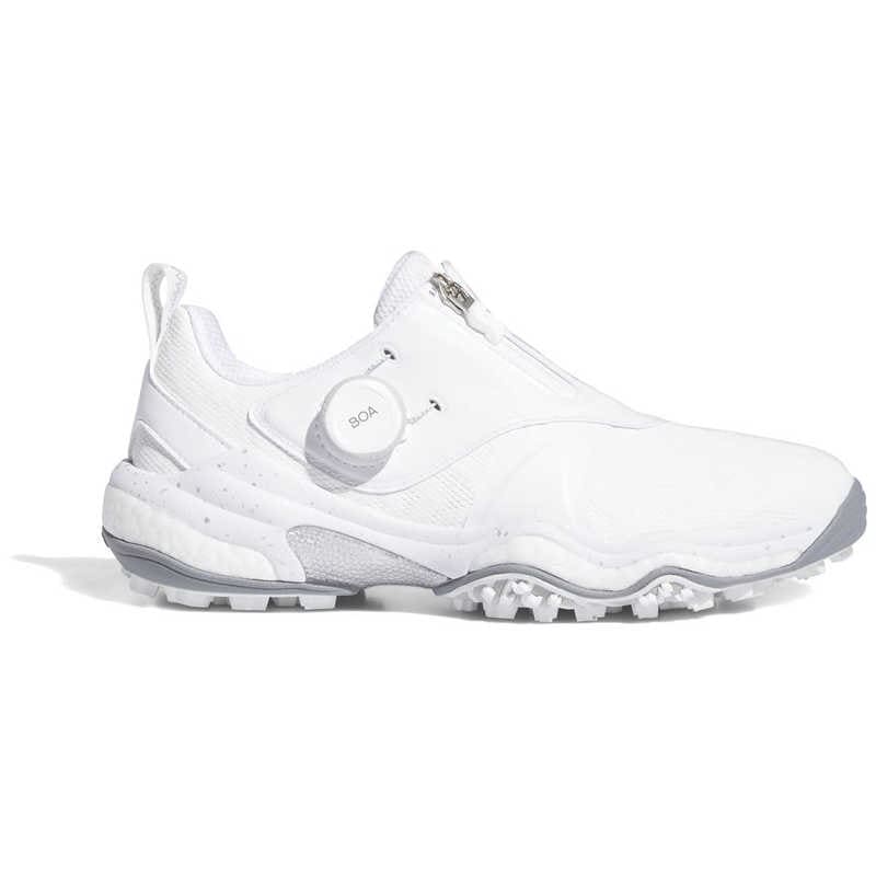 アディダス　ゴルフシューズ コードカオス 25 ボア ［レディース /23.5cm /幅：2E］ ホワイト×シルバーMET×グレーツー