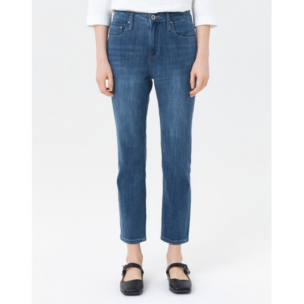 (ヘッジズレディース) 24SS ネイビースリムフィットサマーデニムパンツ HSPA4BC86N2