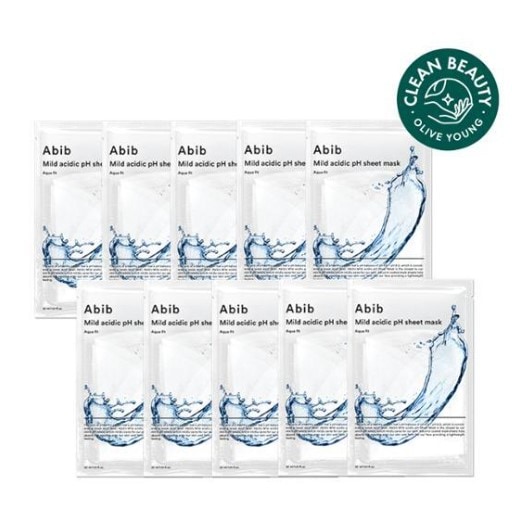 【水分補給】弱酸性 pH シートマスク アクアフィット 10P/低刺激/水分補給/乾燥した肌/弱酸性マスク 4,565円