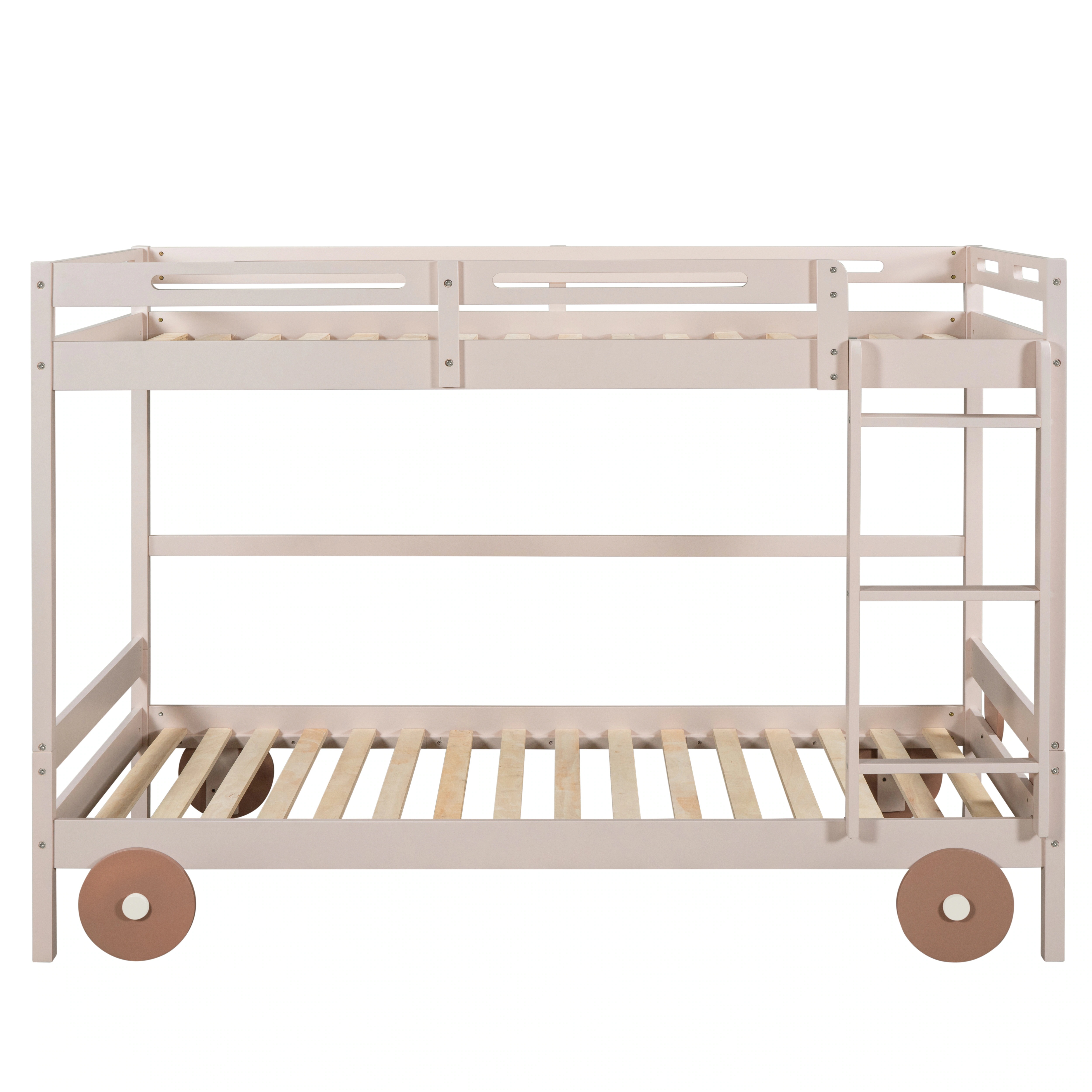 二段ベッドかわいい車のデザインすのこベッドパイン材