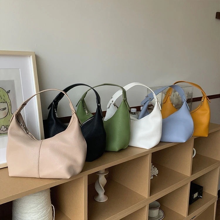 キャリーバッグ新しい小さなバッグ レディースバッグ 百 ハンドバッグ ショルダーバッグ シンプル pu ソフトレザー 脇バッグ