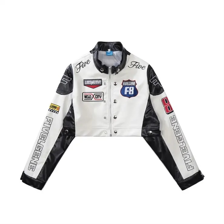 【SHOPLIST限定】ストリートやバイクレーサーの雰囲気が漂う！文字刺繍入りのベースボールジャージ
