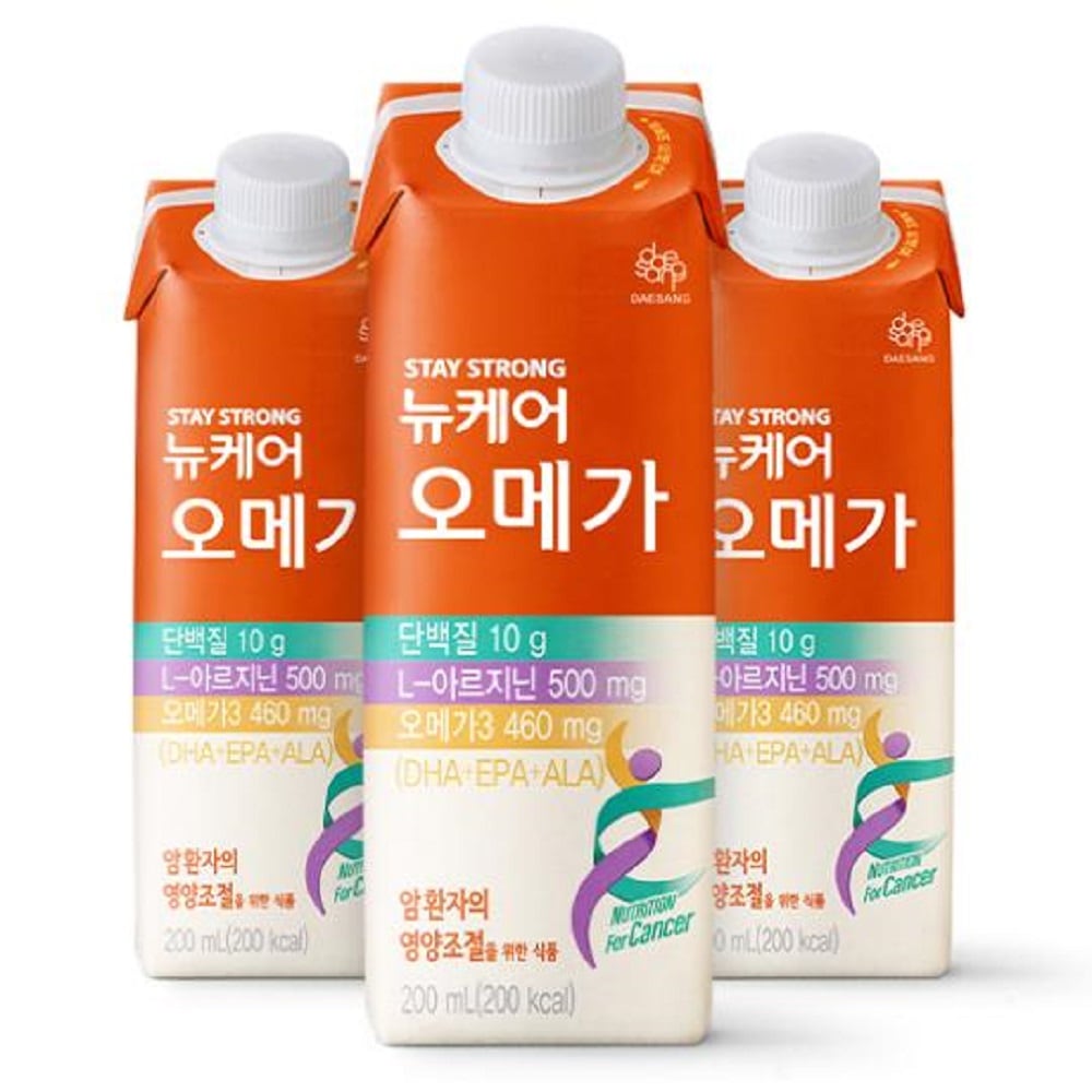 韓国-KMEAL-デサンウェライフ ニューケア オメガ 200mlx30パック1箱 バランス 栄養食 バラン式 手軽代わり