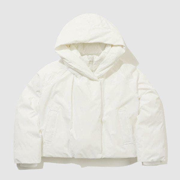 ノンサシ レディース フード付きパディングジャケット UQ422CPJO3-SCW0