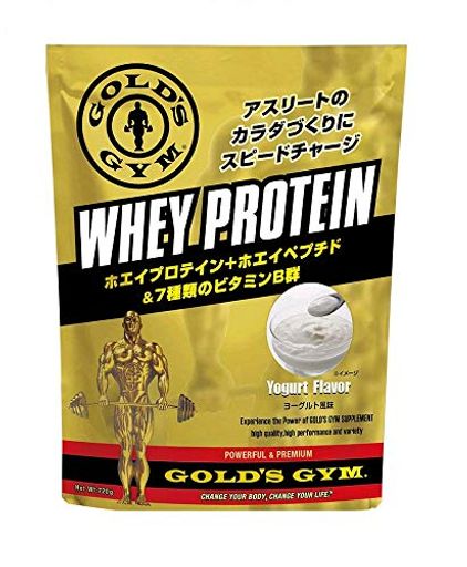 珍しい gym) ゴールドジム(gold's ホエイプロテイン 720g ヨーグルト