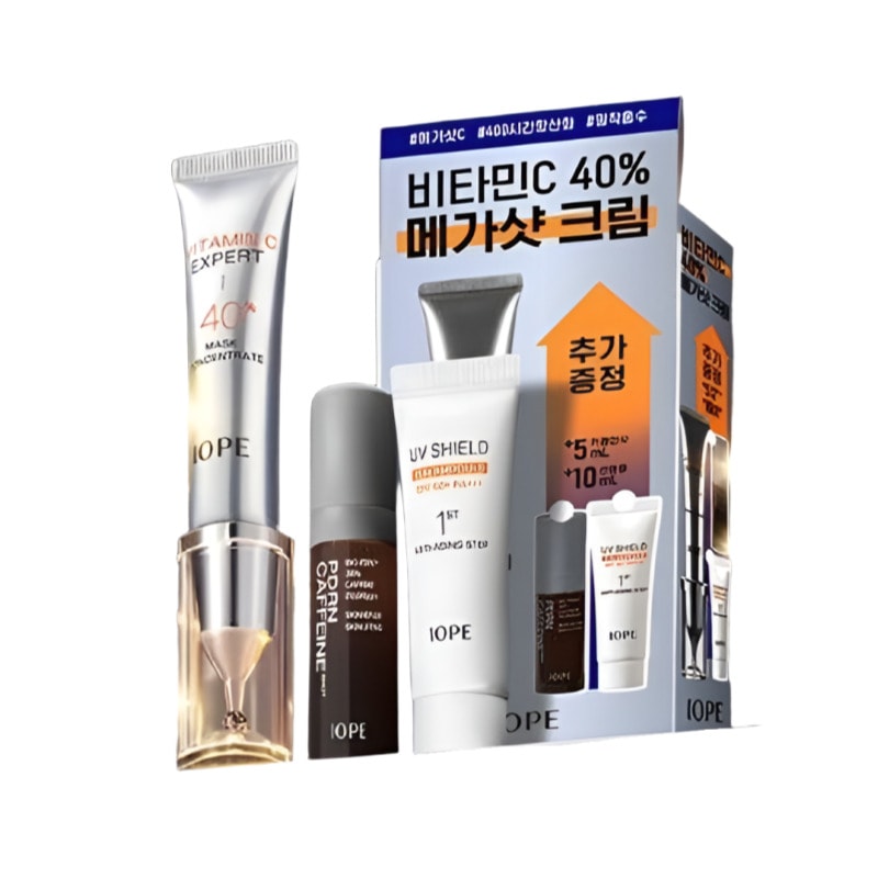 ビタミンC エキスパート 40% マスクコンセントレート 15g＋PDRNアンプル5ml＋サンアンプル10ml セット