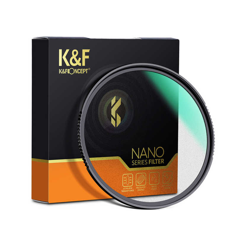 K＆FCONCEPT　NANO-X ブラックディフュージョン 1/2 フィルター　KF-72BD1/2