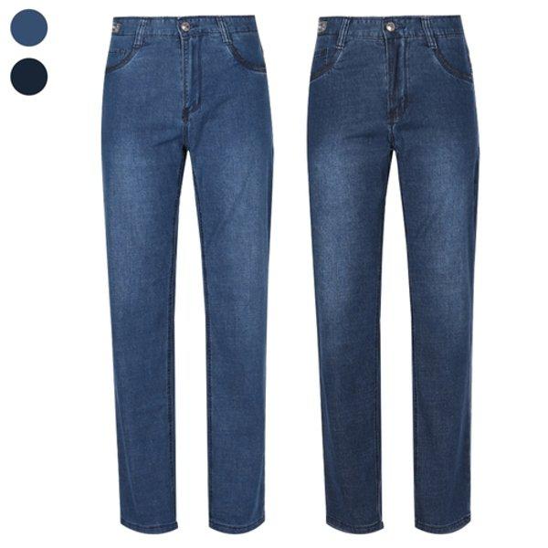 メンズ春夏ウォッシングストレッチデニムパンツジーンズGD-L-JE-576
