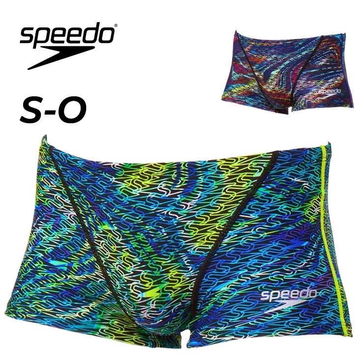 メンズ トレーニング水着 水泳 競泳 モノグラムジャパン2ターンズボックス スイムパンツ 練習用水着 耐塩素 ブランド スイムウェア 総柄 ボックス水着 水泳パンツ/ST52520【返品不可】