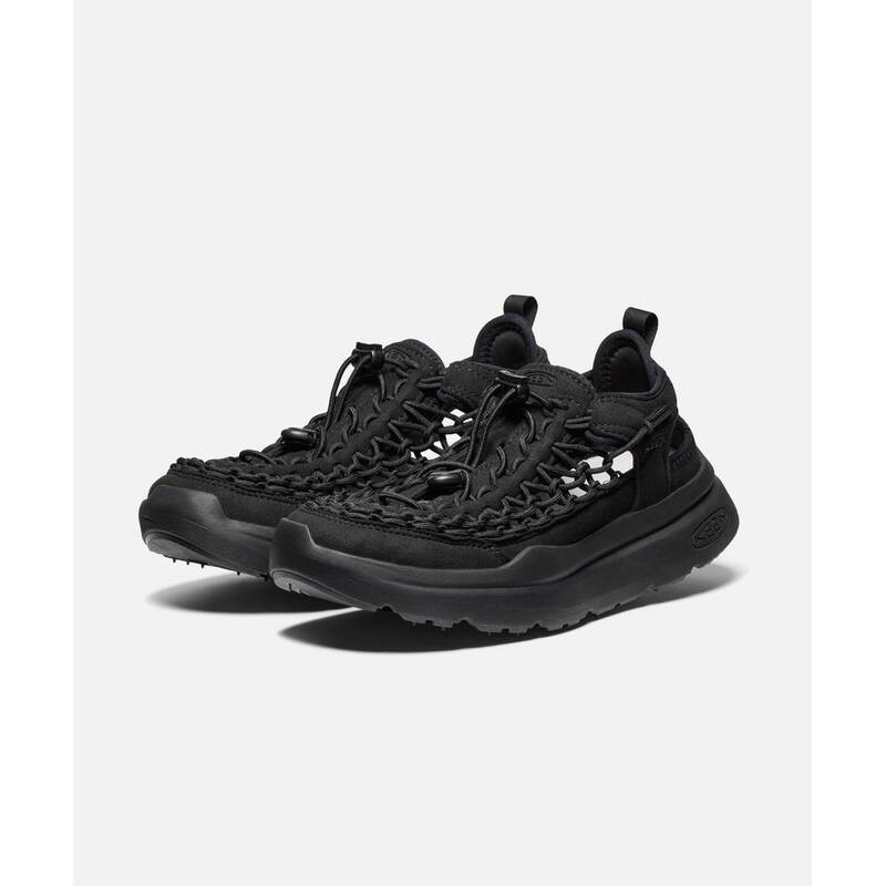 KEEN ユニークウォーキング レディースサンダル BLACKBLACK KNSO6E006BK 400375