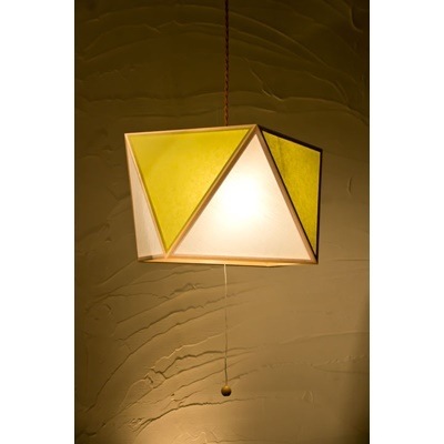 照明 おしゃれ 和風照明 新洋電気 ペンダントライト 彩 sai L 1灯タイプ AP817-1-F 白×萌葱 和室 【送料無料】