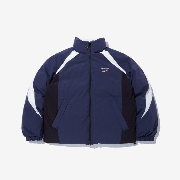 AK水原店 ベクターリバーシブルボールパディング - ネイビー:ホワイト REJU5FP52N3