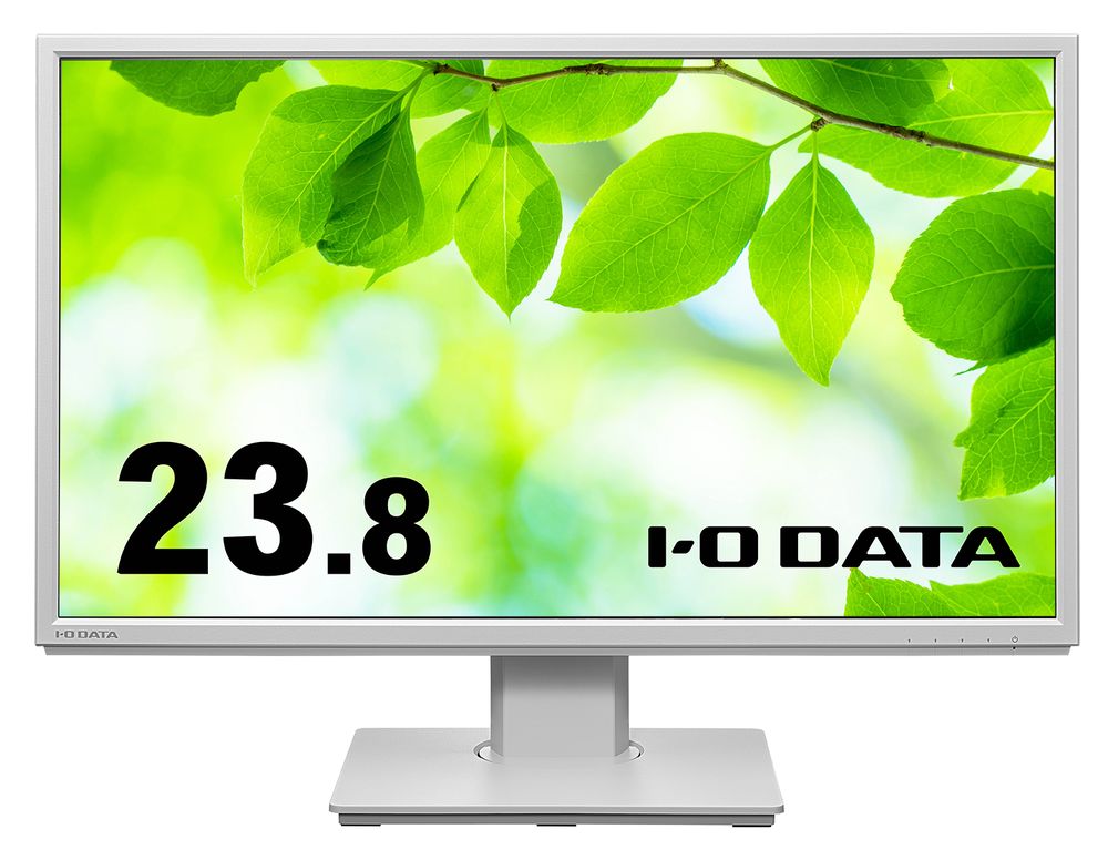 アイ・オー・データ機器I-O DATA 液晶ディスプレイ(23.8型/ADS/FullHD 1920×1080/60Hz/4ms/HDMI/DP/D-sub/VESA/5年保証・無輝点保証)(ホワイ