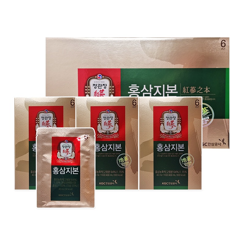 紅参之本 40ml x 30個 / 6年根紅参 / 紅参濃縮液