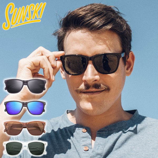 サングラス メンズ レディース ブランド UVカット 偏光 偏光レンズ 運転 スポーツ 紫外線 おしゃれ ブラック アイウェア ユニセックス Headland ヘッドランド SUNHL