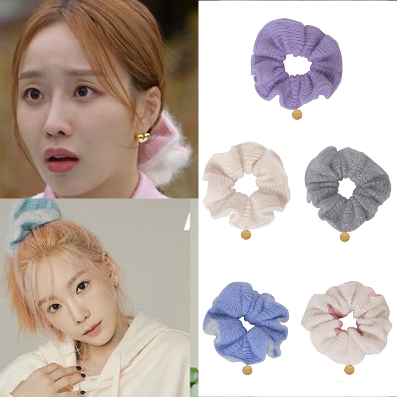 テヨンアイリンハンソヒムンガヨンムン イェウォン着用] アンゴラスクランチ 韓国人気のヘアアクセサリー 5,152円