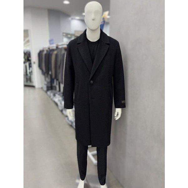 メンズ オーバーフィット ウール カシミア混紡 モ職 ロング ハンドメイド コート 3色