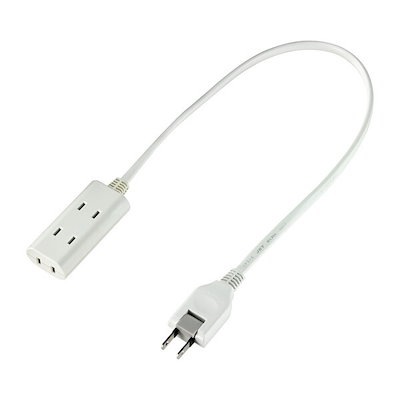 他サイト： WB-CT305B(W) ホワイト ちょっとコードタップ 3個口 50cmの商品画像