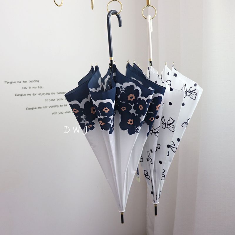 インズ フォレスト レトロ シンプル 日傘 傘 レディース 晴雨兼用日よけ 日傘 長柄傘