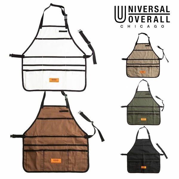 【即納】 UNIVERSAL OVERALL ユニバーサルオーバーオール GARDENING APRON エプロン uosv-19003t