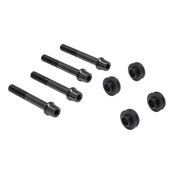 オフセットカラーマウントボルトセット 適合キャリパーB テーパーキャップ ブラック CBS-01BTB