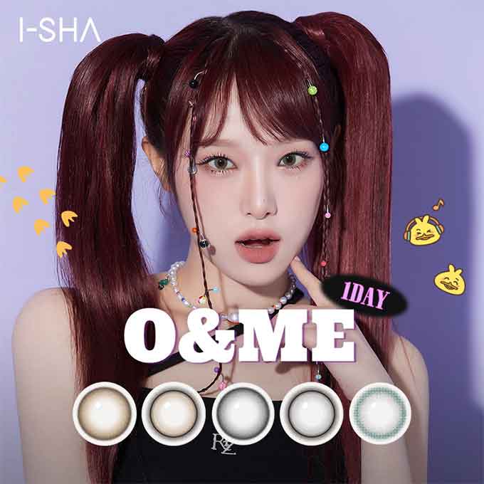 おまけ付！4箱40枚(10枚入×4)カラコン 1day オーエンミー ワンデー O&ME 度あり 度なし カラーコンタクトレンズ 14.2mm 14.5mm en