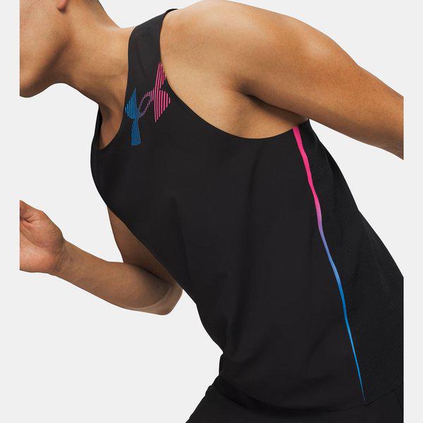 (6009502D008) 男性 UA Velocity Elite Singlet ランニング ノースリーブ