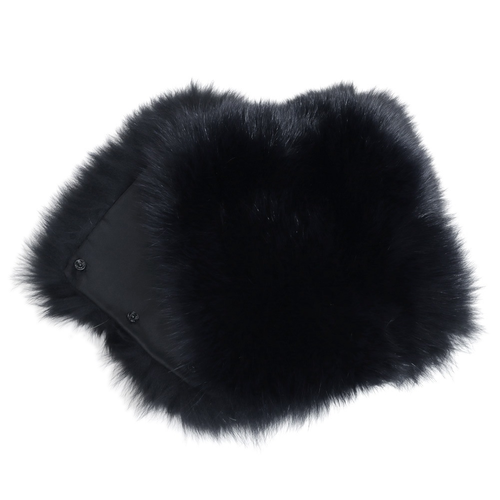 インスタグラマー様愛用 ファー 手芸 ポケット 飾り パーツ 左右ペア アクセサリー 日本製 ポケット ポケットファー コート アレンジ フェイク