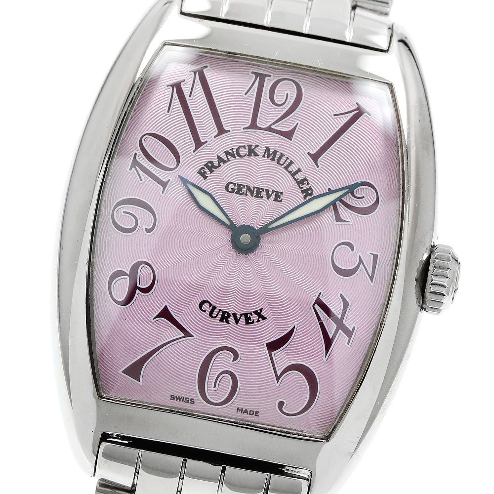フランクミュラー FRANCK MULLER 7502QZ トノー カーべックス クォーツ レディース _902657【中古】